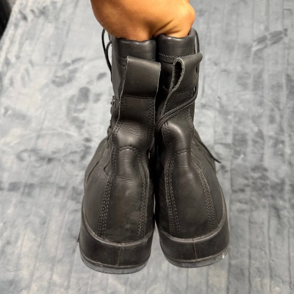 Belleville 800 ST Mens Black Leather Gore-Tex Steel Toe Navy Flight Boots 12 R